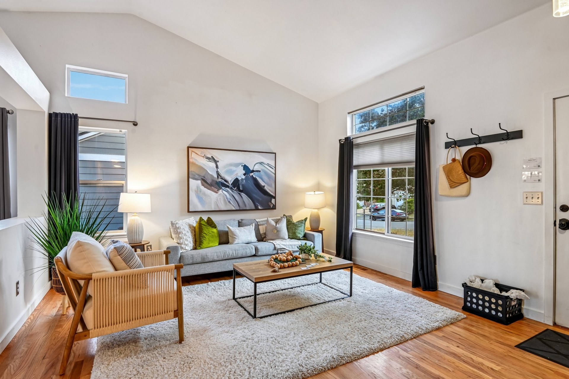 Living room facing the front entry at 27728 149th Pl SE